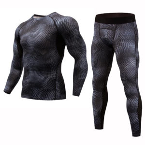 Snake Skin Pattern Fitness Clothing