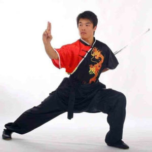 Fire Dragon Pattern Kungfu Uniform